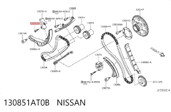  130851AT0B Nissan/Infiniti