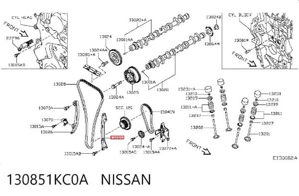  130851KC0A Nissan/Infiniti
