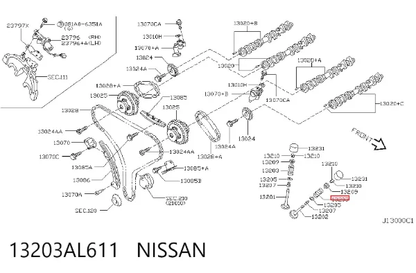  13203AL611 Nissan/Infiniti