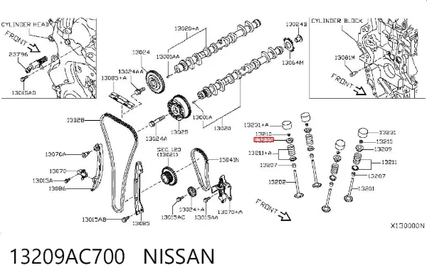  13209AC700 Nissan/Infiniti