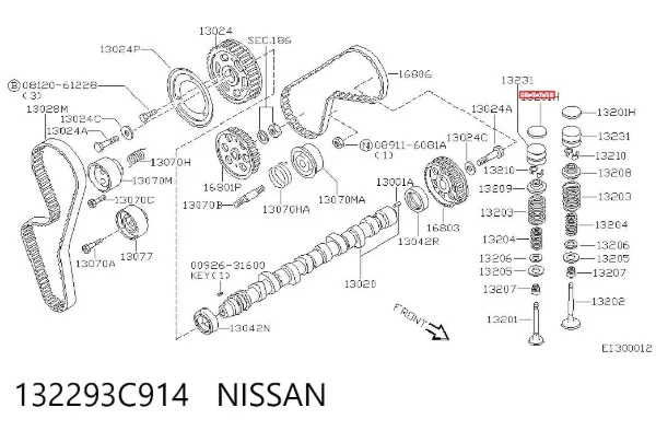  132293C914 Nissan/Infiniti