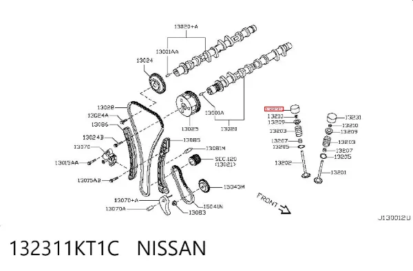 Гидрокомпенсатор 132311KT1C Nissan/Infiniti