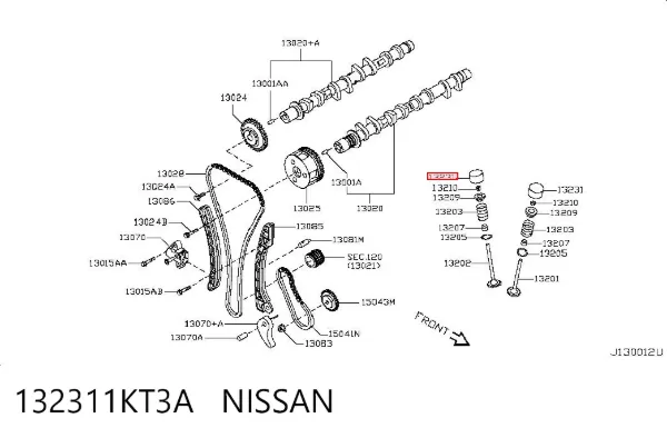 Гидрокомпенсатор 132311KT3A Nissan/Infiniti