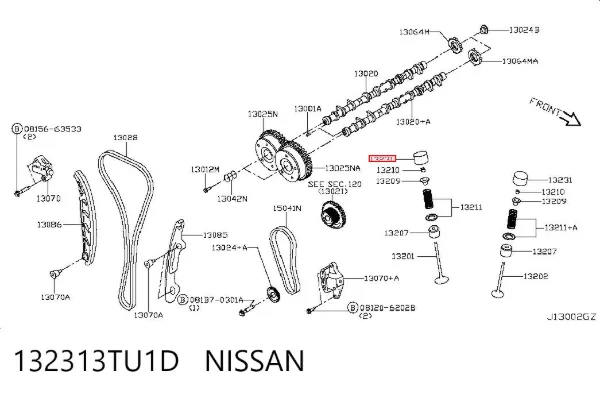 Гидрокомпенсатор 132313TU1D Nissan/Infiniti