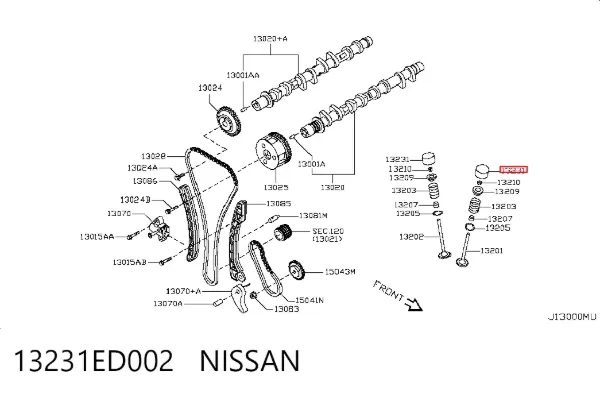 Гидрокомпенсатор 13231ED002 Nissan/Infiniti