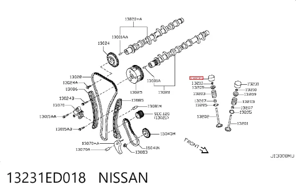 Гидрокомпенсатор 13231ED018 Nissan/Infiniti