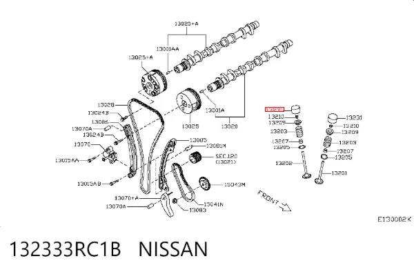Гидрокомпенсатор 132333RC1B Nissan/Infiniti