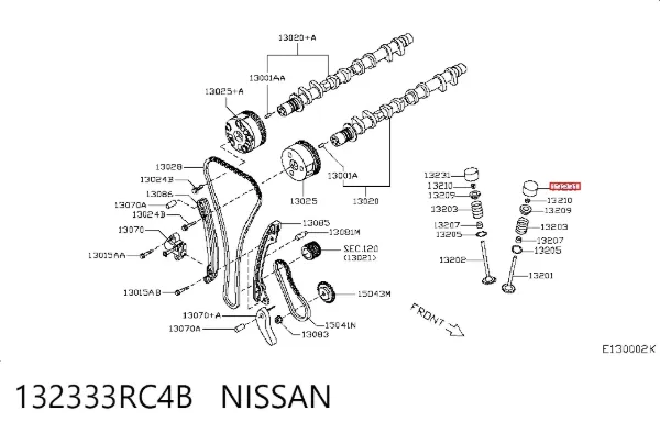 Гидрокомпенсатор 132333RC4B Nissan/Infiniti