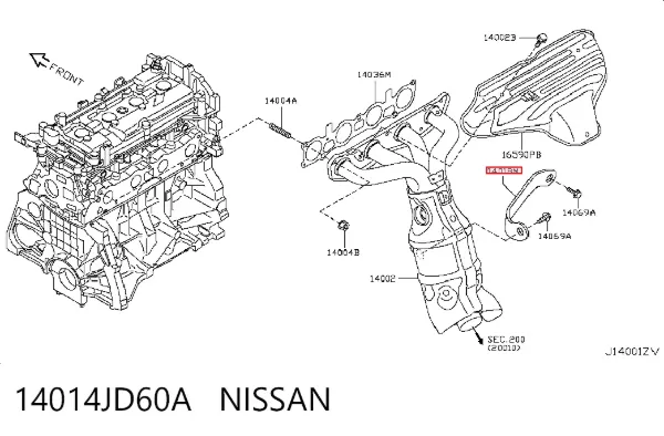  14014JD60A Nissan/Infiniti