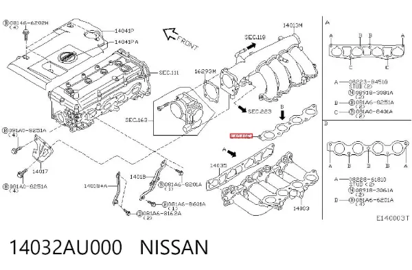 14032AU000 Nissan/Infiniti