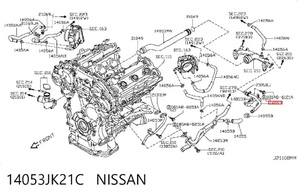  14053JK21C Nissan/Infiniti