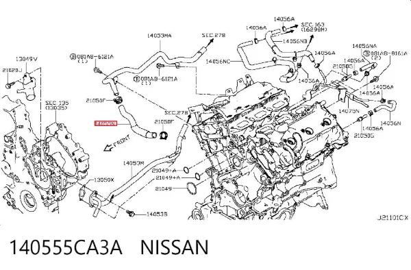  140555CA3A Nissan/Infiniti