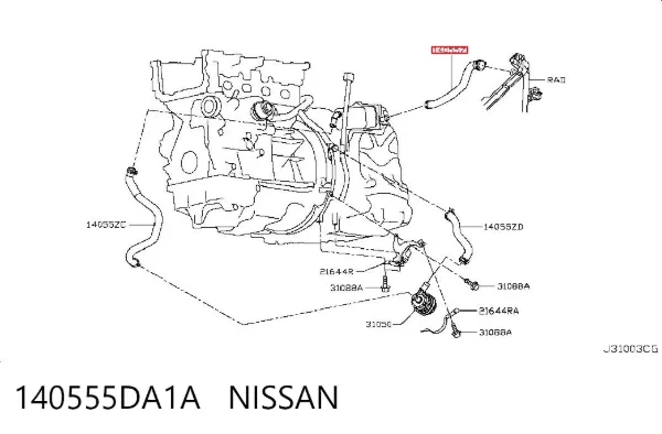  140555DA1A Nissan/Infiniti