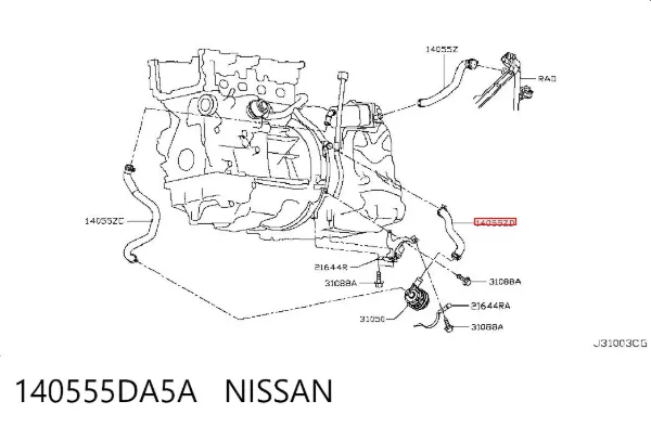  140555DA5A Nissan/Infiniti