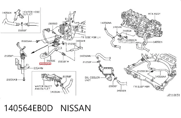  140564EB0D Nissan/Infiniti