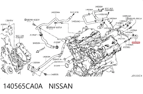  140565CA0A Nissan/Infiniti