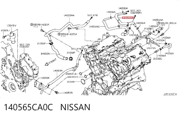  140565CA0C Nissan/Infiniti