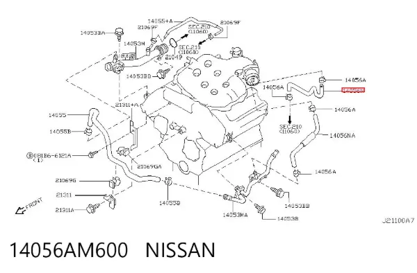  14056AM600 Nissan/Infiniti