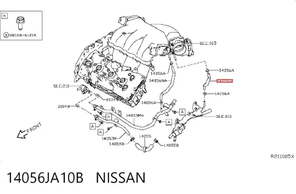  14056JA10B Nissan/Infiniti
