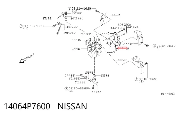  14064P7600 Nissan/Infiniti