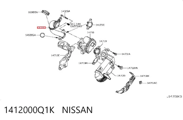  1412000Q1K Nissan/Infiniti