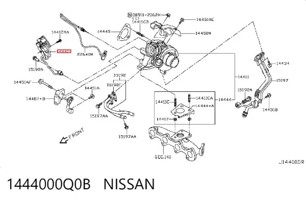 1444000Q0B Nissan/Infiniti