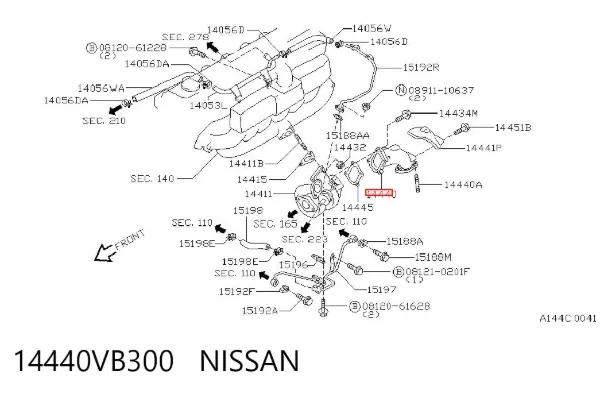  14440VB300 Nissan/Infiniti