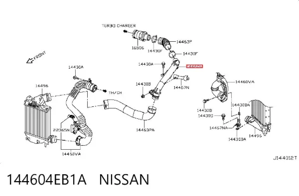  144604EB1A Nissan/Infiniti