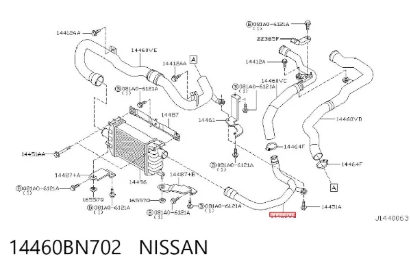  14460BN702 Nissan/Infiniti