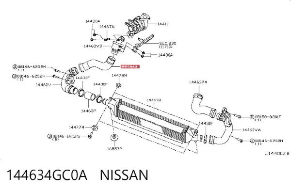  144634GC0A Nissan/Infiniti