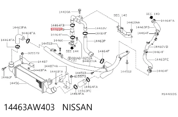  14463AW403 Nissan/Infiniti