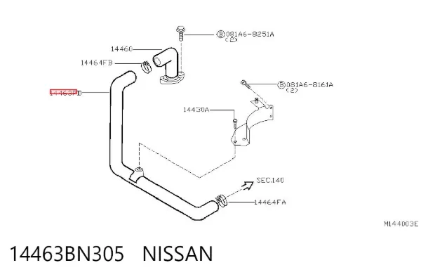  14463BN305 Nissan/Infiniti