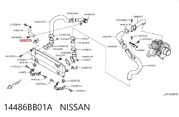  14486BB01A Nissan/Infiniti