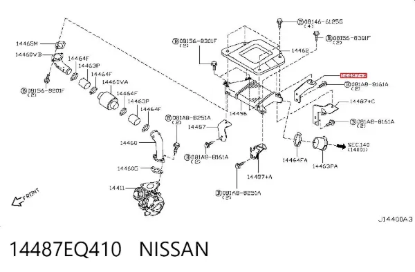  14487EQ410 Nissan/Infiniti