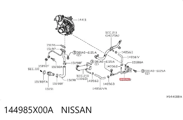  144985X00A Nissan/Infiniti