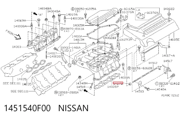 1451540F00 Nissan/Infiniti