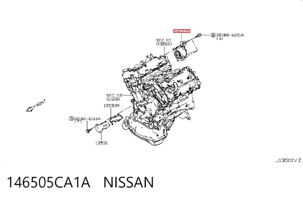 Вакуумный насос 146505CA1A Nissan/Infiniti