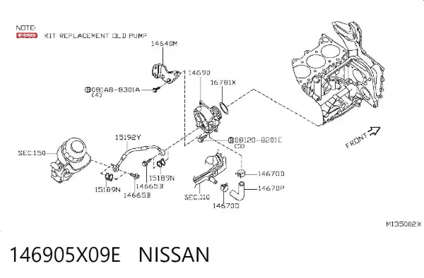  146905X09E Nissan/Infiniti