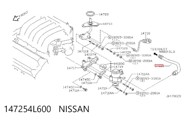  147254L600 Nissan/Infiniti