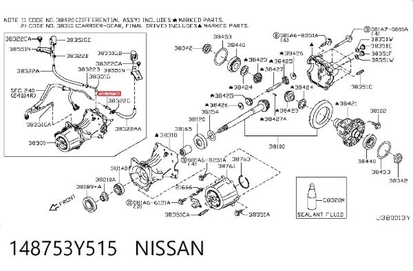  148753Y515 Nissan/Infiniti