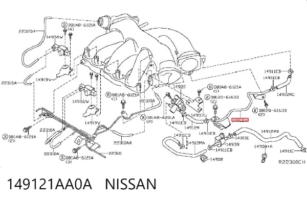 149121AA0A Nissan/Infiniti