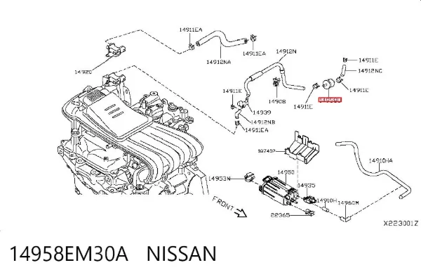  14958EM30A Nissan/Infiniti