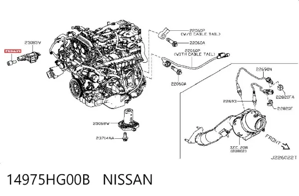  14975HG00B Nissan/Infiniti