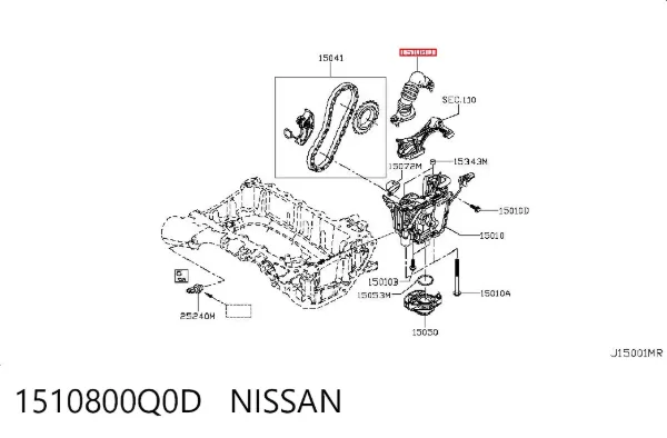  1510800Q0D Nissan/Infiniti