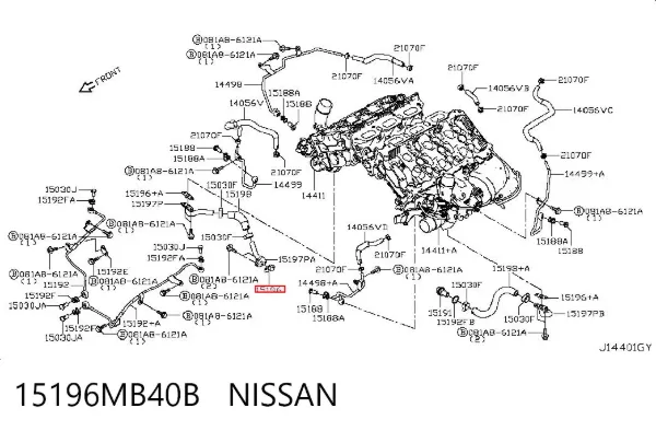 15196MB40B Nissan/Infiniti