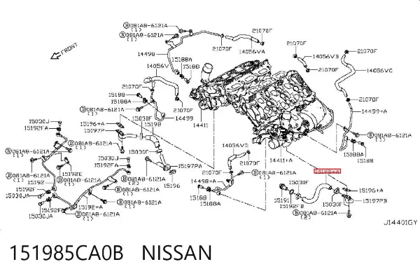  151985CA0B Nissan/Infiniti