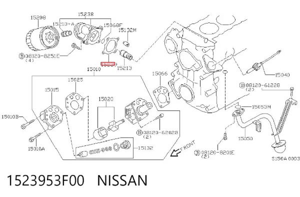  1523953F00 Nissan/Infiniti