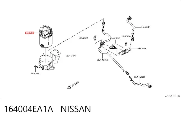 Топливный фильтр 164004EA1A Nissan/Infiniti