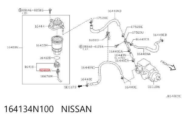  164134N100 Nissan/Infiniti