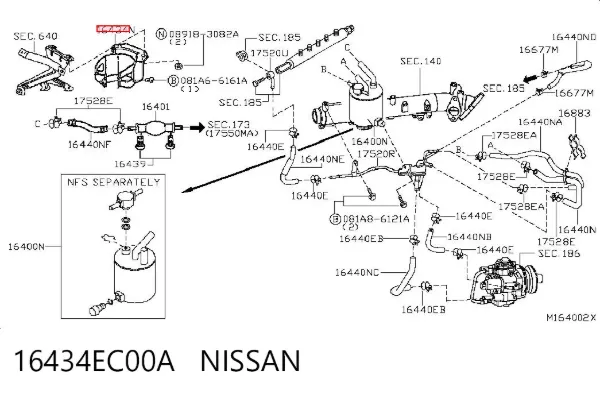  16434EC00A Nissan/Infiniti